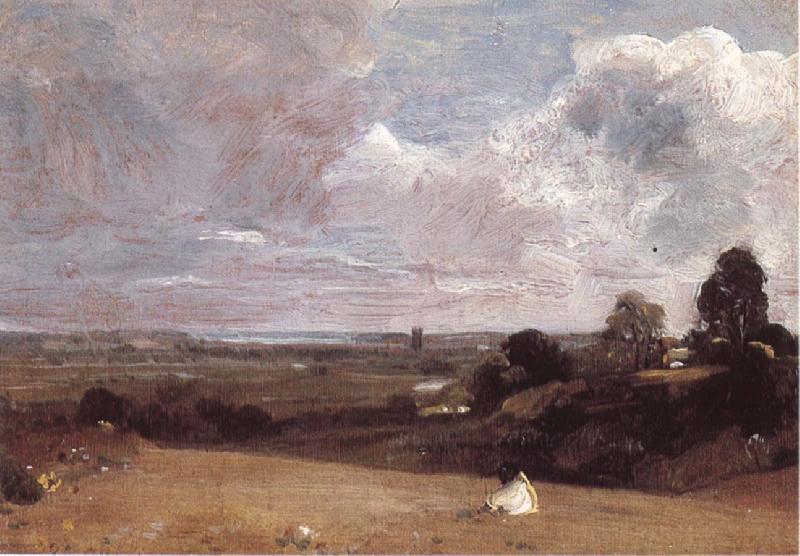 John Constable Dedham seen from Langham oil painting image